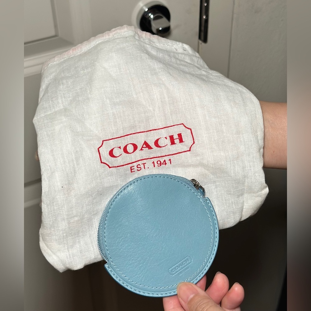 Blue Coach Coin Purse
